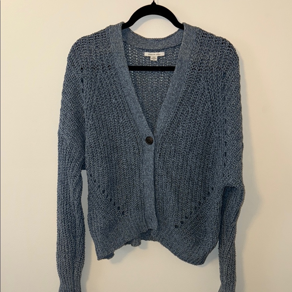AE Women's Blue Knit Sweater